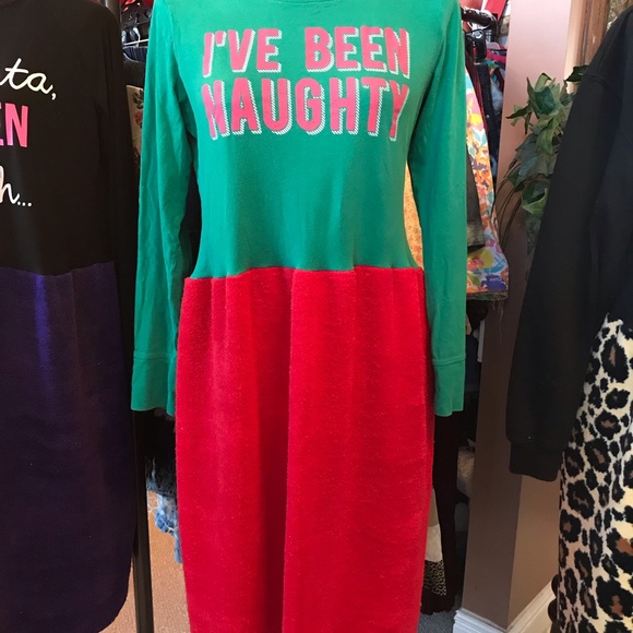 Sassy Britches and Wild Stitches Dresses & Skirts - UpCycled shirt Terry Christmas Dress Gypsy Boho